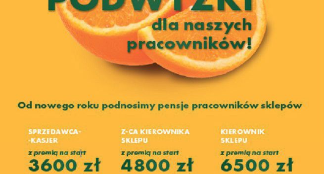 Biedronka na plakatach chwali się podwyżkami dla pracowników, nawet 6,5 tys. pensji