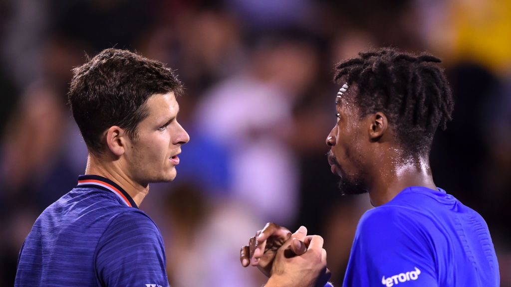 Zdjęcie okładkowe artykułu: Getty Images / Minas Panagiotakis / Na zdjęciu od lewej: Hubert Hurkacz i Gael Monfils