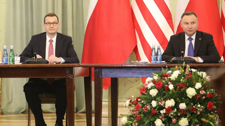 Mateusz Morawiecki i Andrzej Duda 