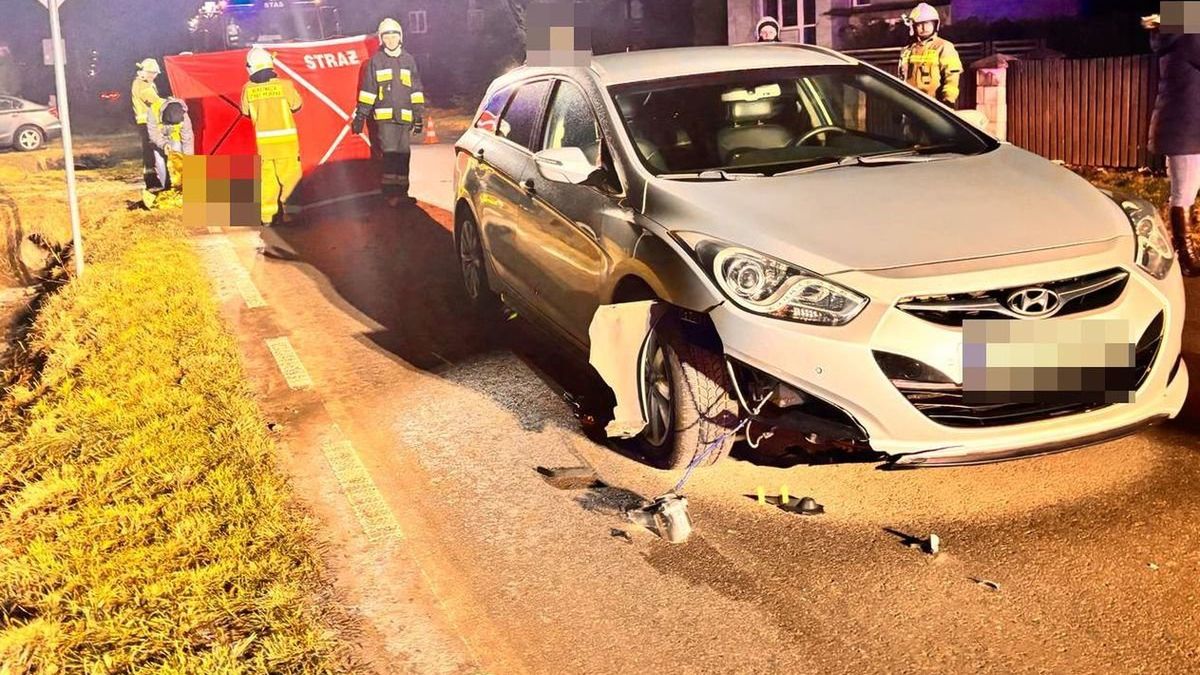 Wypadek w Chruślinie