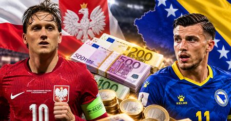 Sromotna porażka Polaków. Oto ile zarabiają nasze gwiazdy i Bośniacy