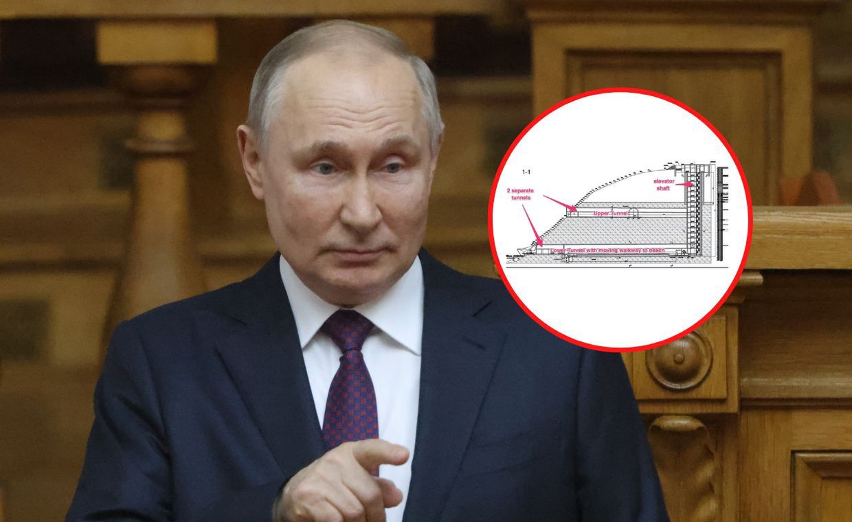 Tajne bunkry Putina. Są schematy pomieszczeń