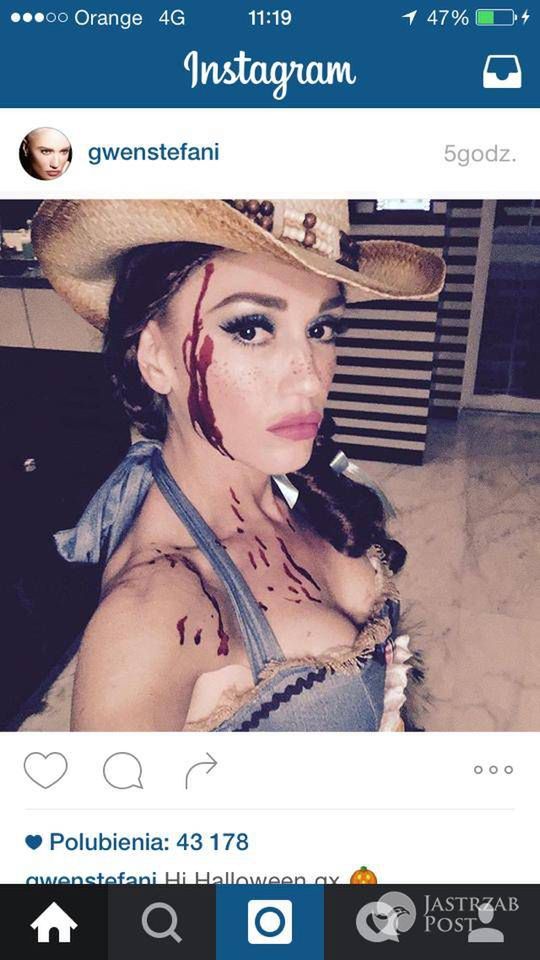 Gwen Stefani na halloween, fot: Instagram