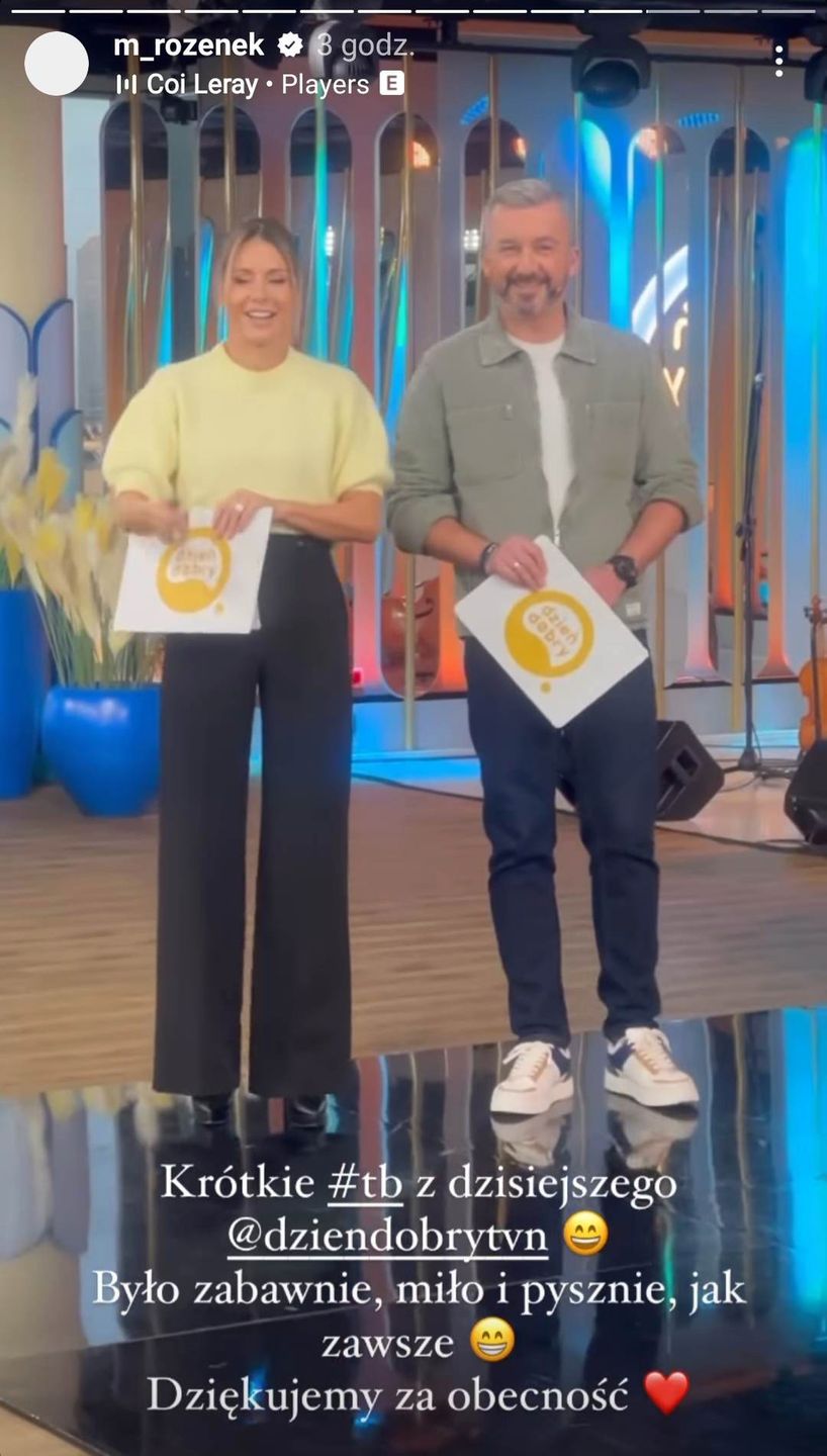 Małgorzata Rozenek zmieniła uczesanie w DDTVN