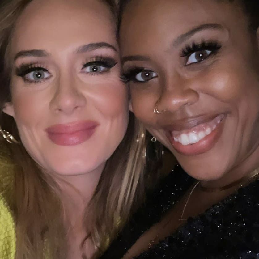 Adele na przyjęciu po Oscarach