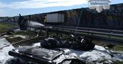 Jadwinin: Na drodze S8 22-letni kierowca zginął w płonącym samochodzie
