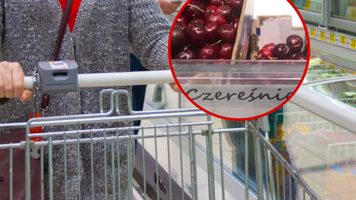 Zobaczyła cenę czereśni. Chwyciła za telefon