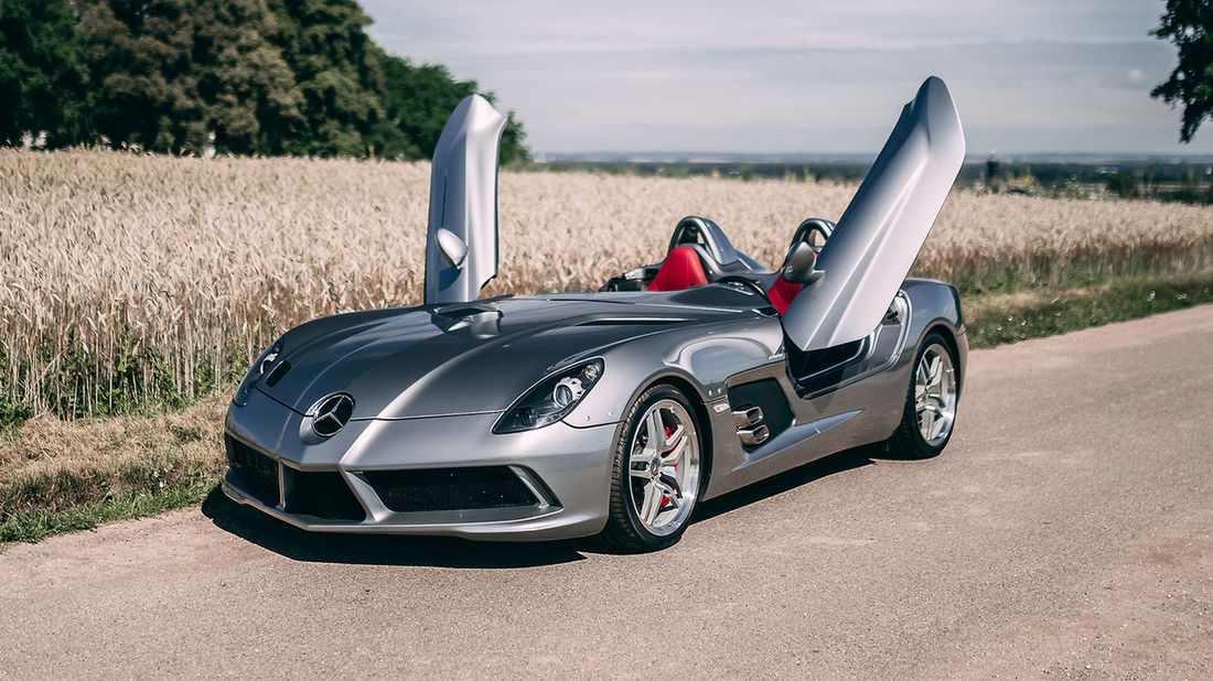 Unikatowy mercedes SLR mclaren stirling moss na sprzedaż. Powstało tylko 75 sztuk