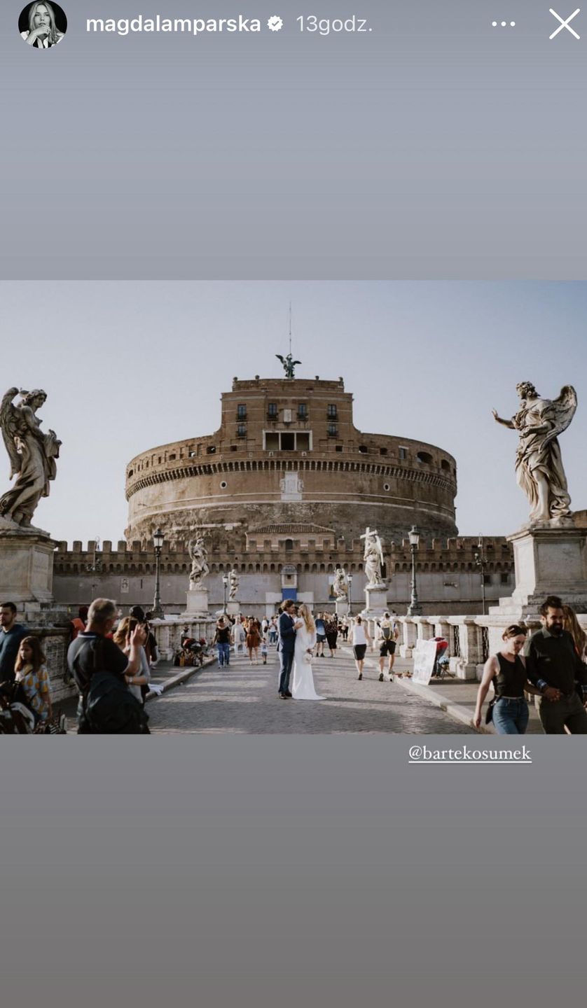 Magdalena Lamparska świętuje 4. rocznicę ślubu