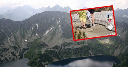 Wspinała się w klapkach na obcasie. "Nieustraszona kozica" w Tatrach