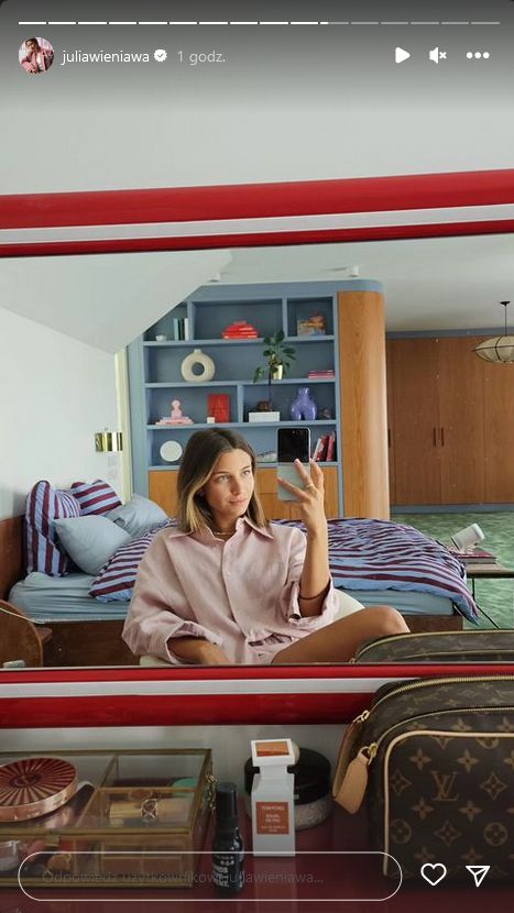 Julia Wieniawa prezentuje nowy wystrój sypialni i garderoby