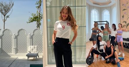 Anna Lewandowska pochwaliła się ujęciami z hotelu w Katarze. Celebrytka, jej teściowa i szwagierka mieszkają podczas mundialu w LUKSUSACH (ZDJĘCIA)