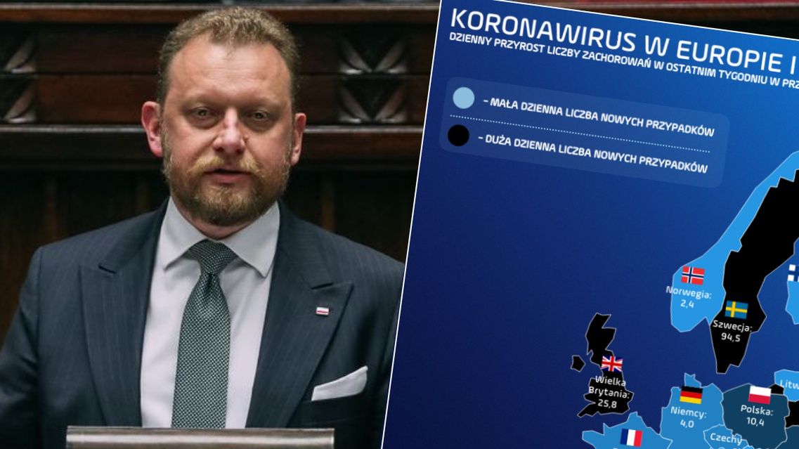 W tej chwili Niemcy, Włosi i Hiszpanie mają mniej nowych przypadków wirusa niż Polacy