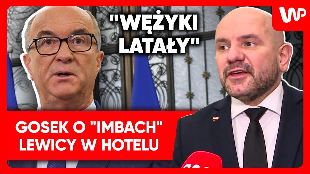 Alkohol w Sejmie. Gosek wypomniał "wężyki" Czarzastemu. "Jakie oni imby organizowali"