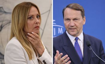 Sikorski zwraca uwagę na słowa Meloni. Zwrócił się do "nacjonalistów"