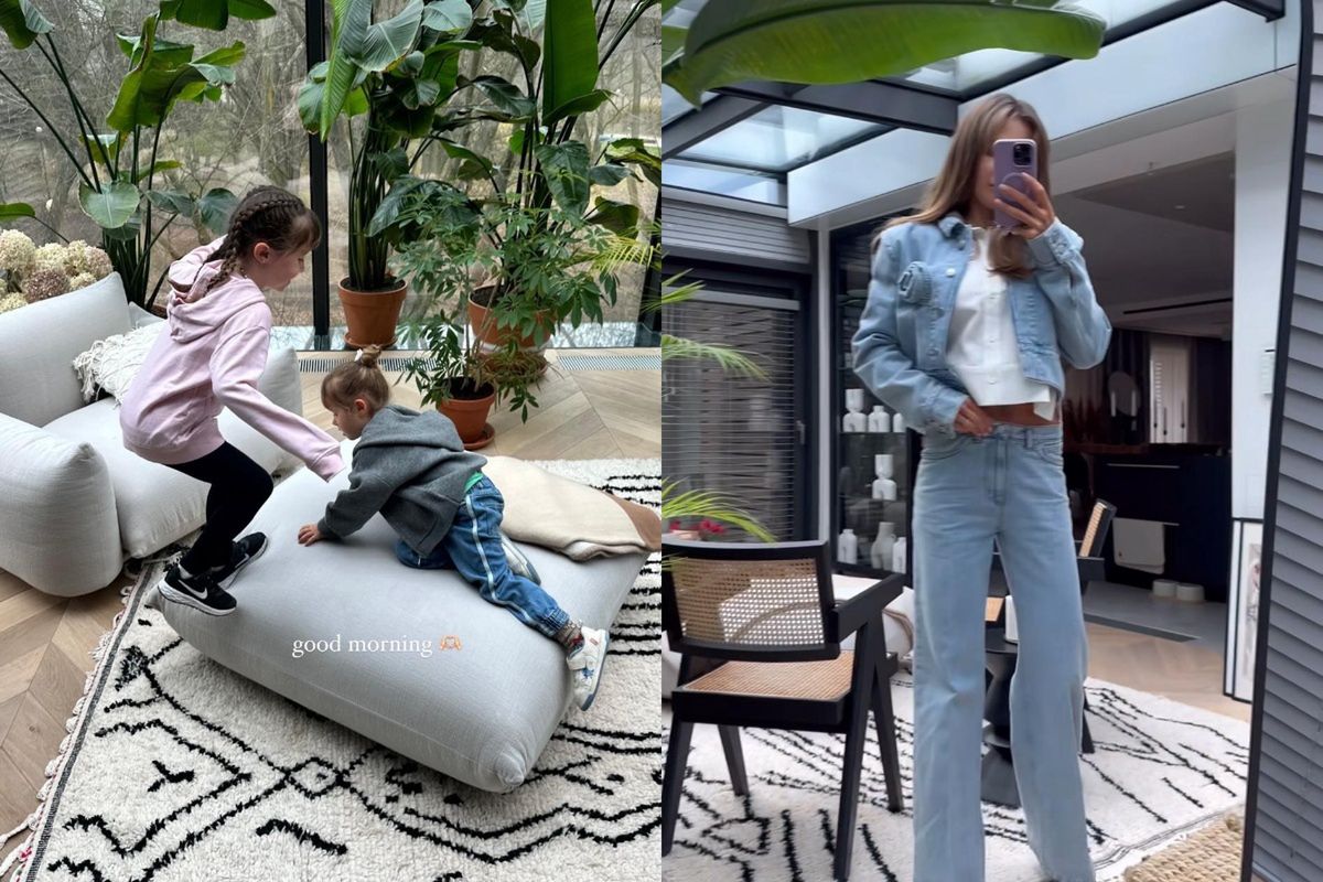 Zimowy ogród u Lewandowskich