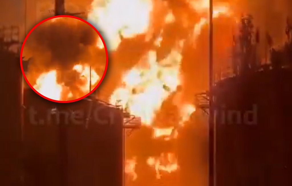 Wybuchy na Krymie. Są nagrania po ataku dronów