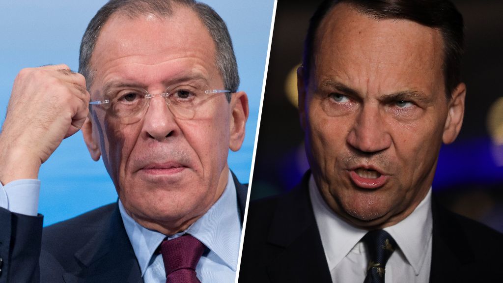 Sergiej Ławrow i Radosław Sikorski