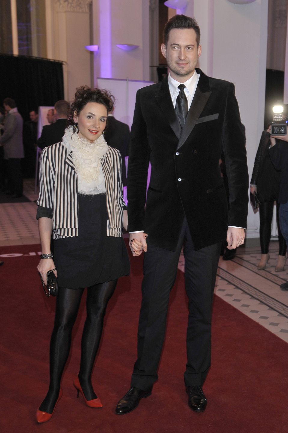 Marcin Prokop i jego żona Maria