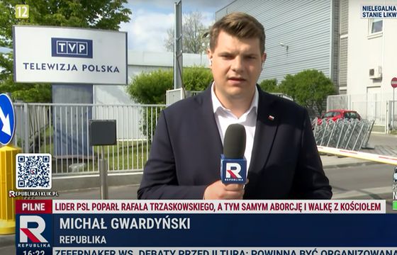 Republika łamie zakaz fotografowania TVP? "Nadużywanie prawa dot. obronności"