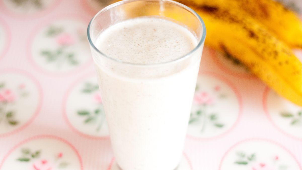 Koktajl z siemieniem lnianym.