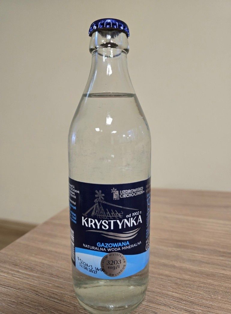 Seria wody mineralnej KRYSTYNKA pilnie wycofana z obrotu