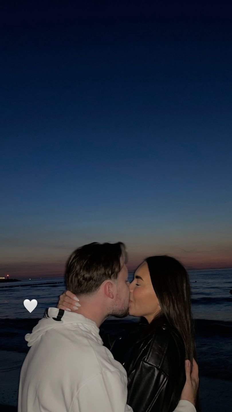 Paulina Kozłowska z chłopakiem