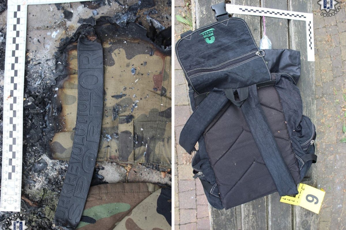 Takie przedmioty znaleziono przy denacie