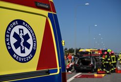 Tragedia w Ozorkowie. Nie żyje motocyklista, ranna kobieta w ciąży