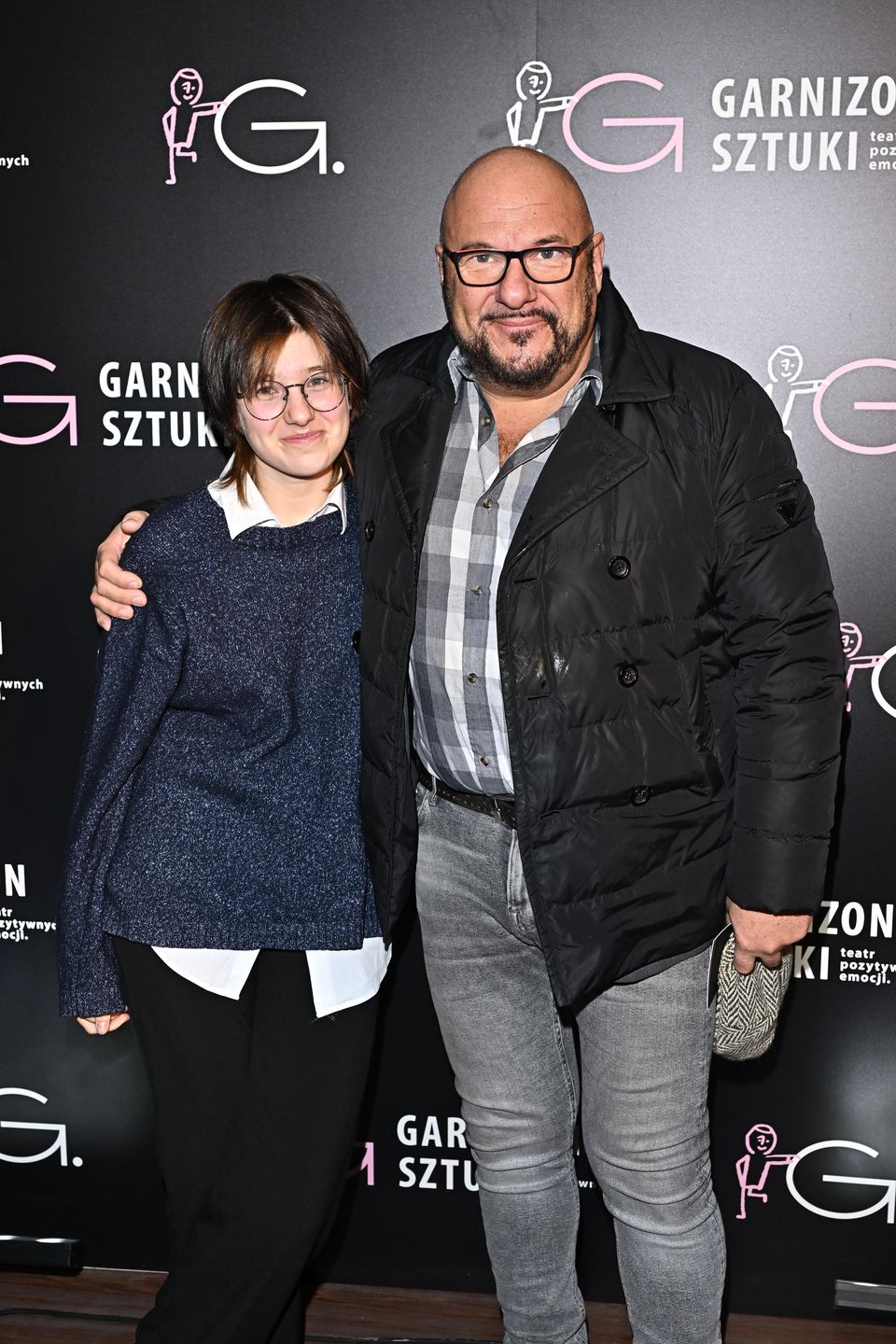 Piotr Gąsowski z córką