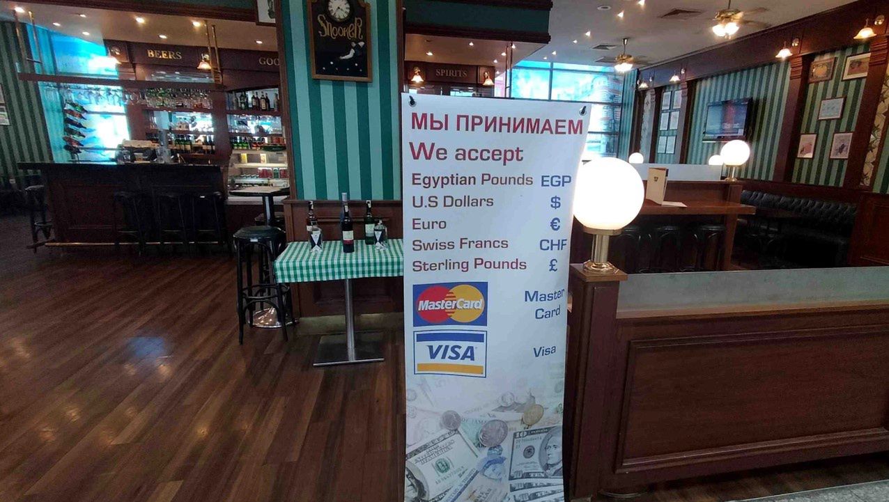Napisy w języku rosyjskim to w egipskich kurortach standard