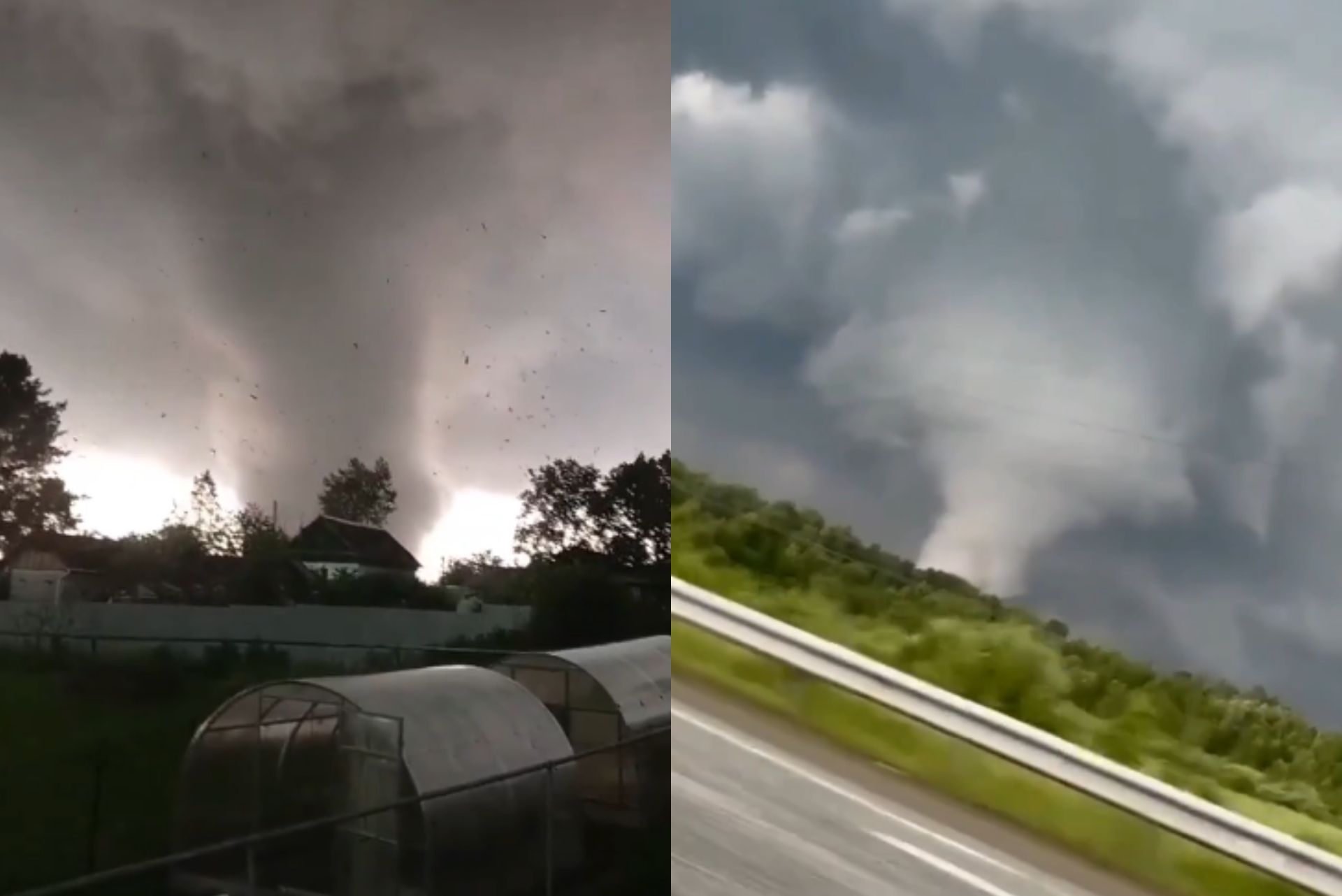 Tornado w Kuszwie: 15 rannych, zniszczonych blisko 100 domów