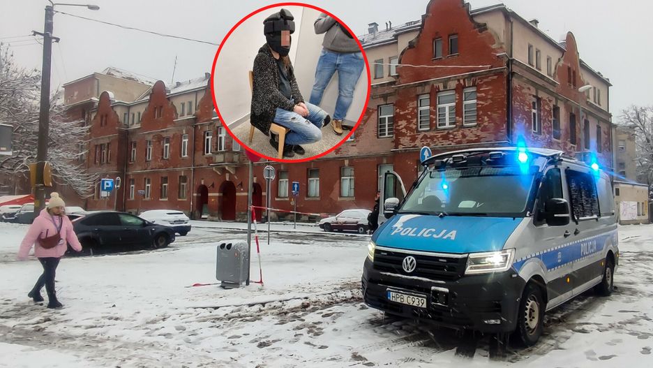 Oskarżony Maksymilian F. i miejsce, gdzie wrocławska policja prowadziła na niego obławę