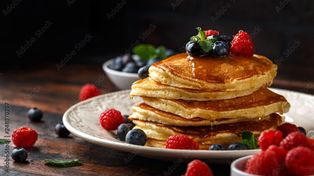 Amerykańskie pankejki (pancakes) w trzech odsłonach. Klasyczne, z maślanką i z kaszy manny