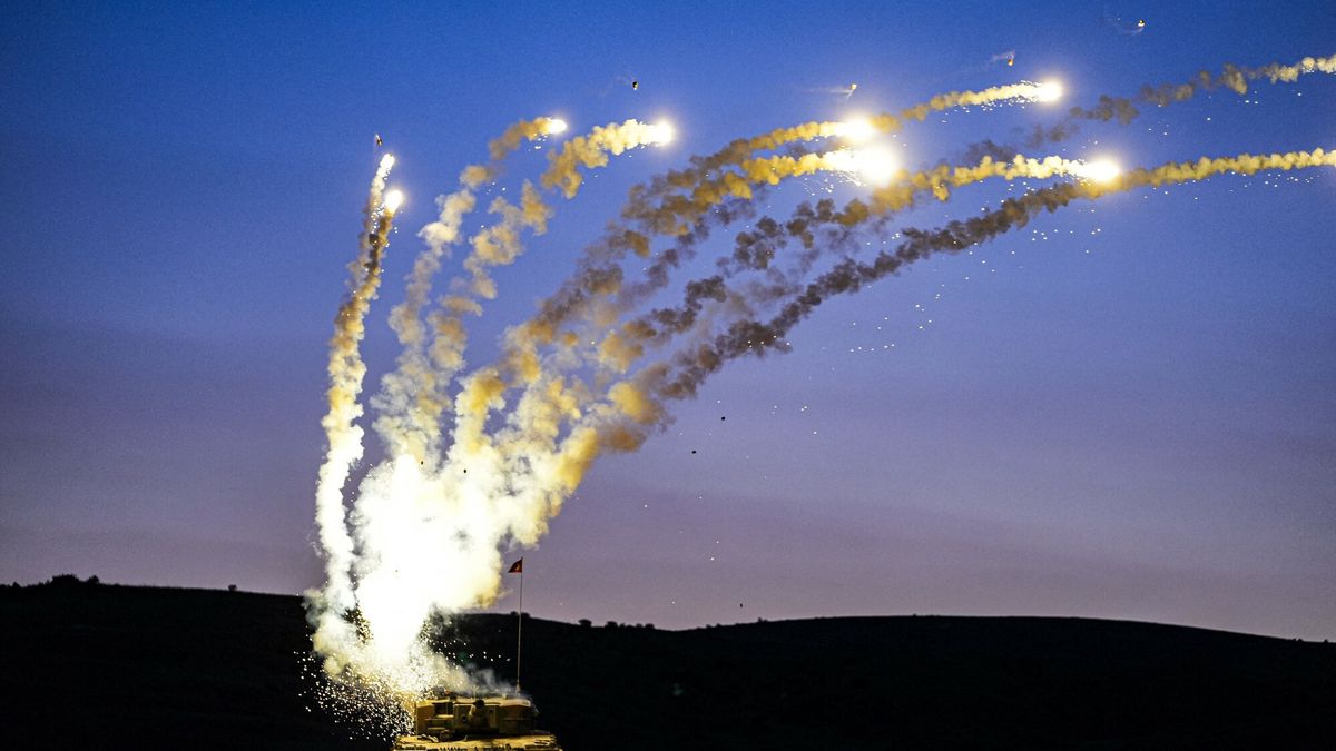 Ćwiczenia tureckich wojsk pancernych