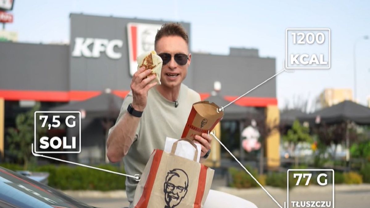 Michał Wrzosek ocenił jedzenie w KFC.