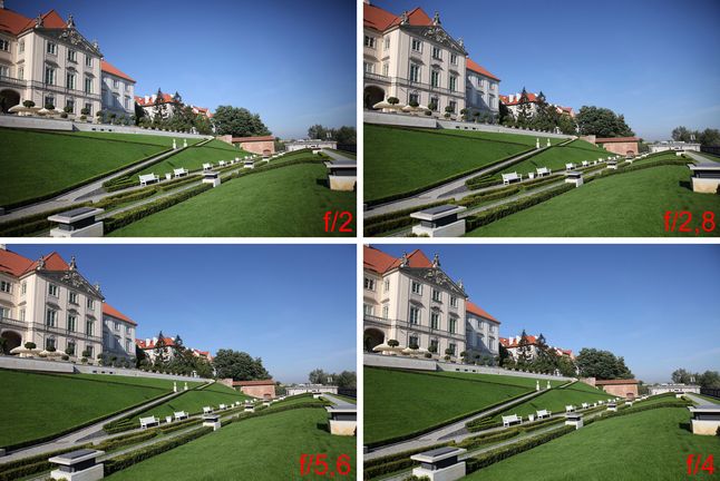Przy otwartej przysłonie winietowanie jest bardzo wyraźne, jeszcze przy f/4 może przeszkadzać, lecz użycie f/5,6 właściwie likwiduje problem. Zdjęcia wykonane przy ogniskowej 24 mm.© Paweł Baldwin