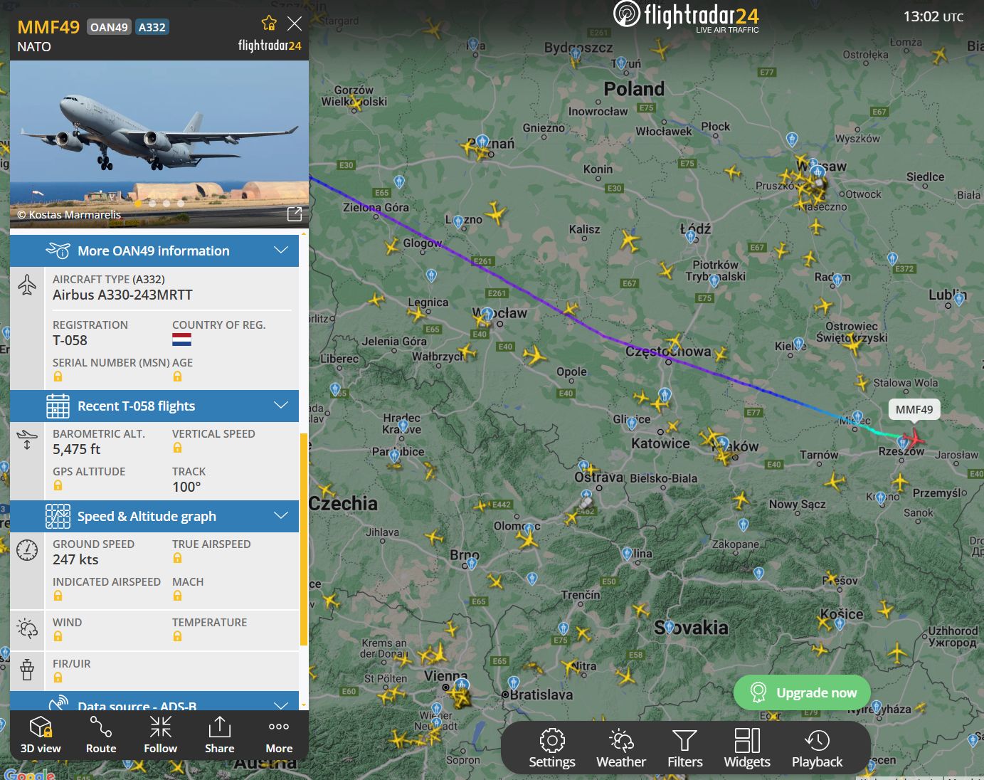 Boeing i Airbus, któe przyleciały do Polski