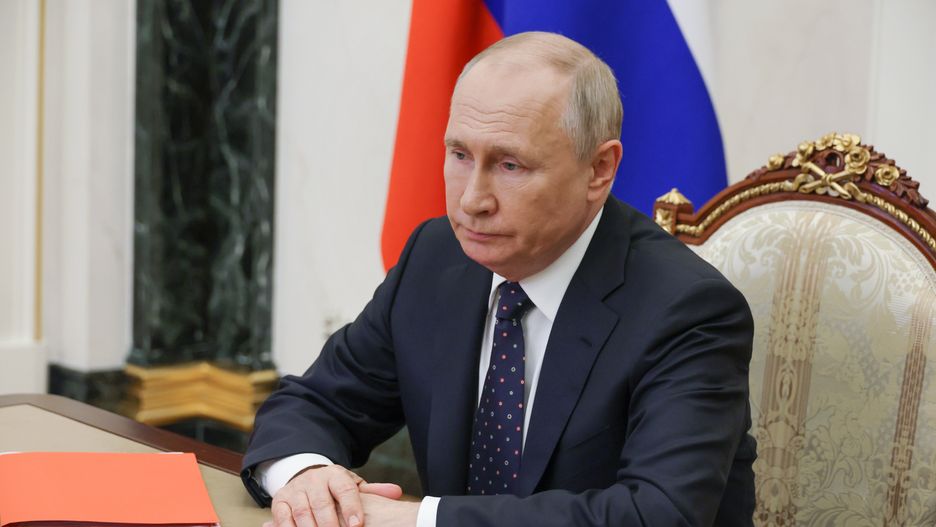 Russian President Vladimir Putin holds an operational meeting via video conference with permanent members of the Russian Security Council in Moscow, Russia, 25 August 2023. EPA/MICHAEL KLIMENTYEV/SPUTNIK/KREMLIN POOL Dostawca: PAP/EPA.