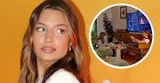 Fikuśna lampa, staromodna komoda pod telewizorem i... złote sztućce. Tak mieszka Julia Wieniawa