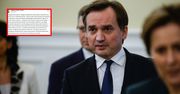 Ziobro nie stawił się przed komisją. Zamieścił złośliwy wpis