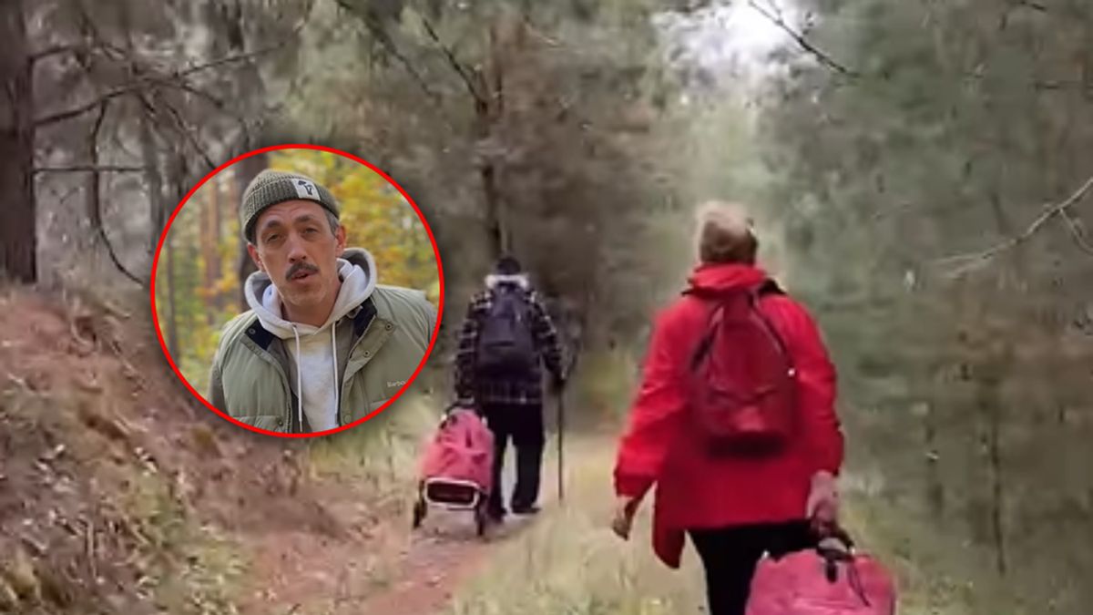 Przyłapał Niemców na zbieraniu borowików.