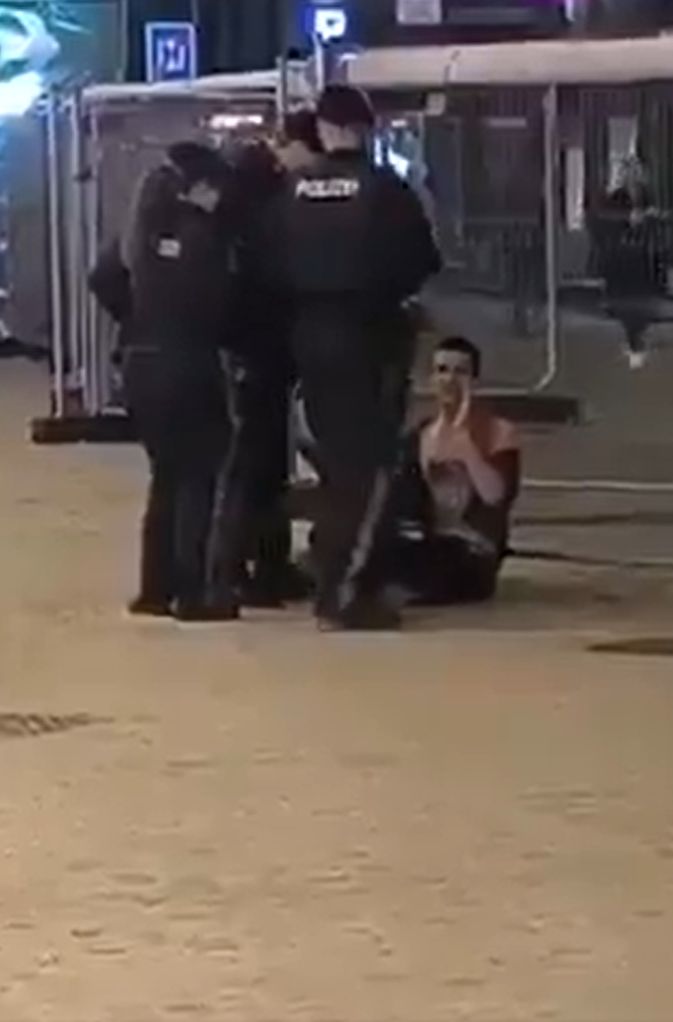 Protestujący podczas Eurowizji