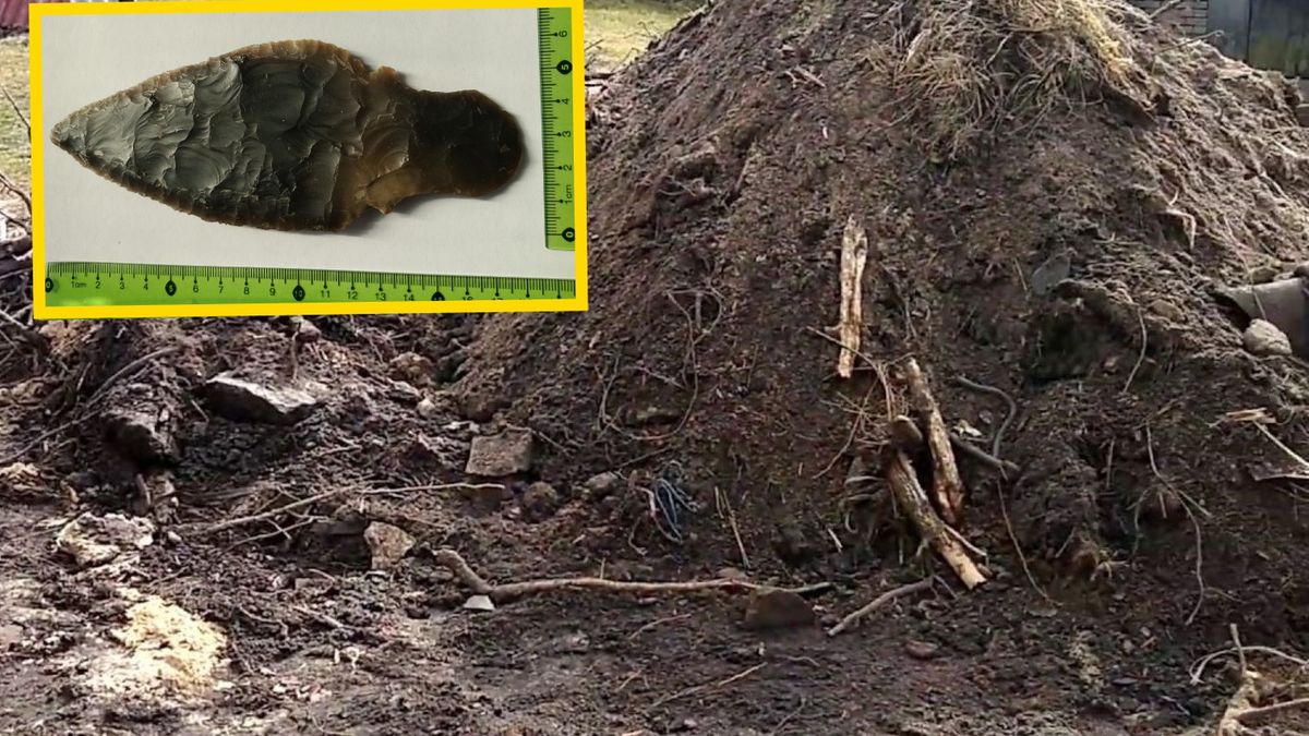 Kobieta znalazła historyczny artefakt w hałdzie ziemi 