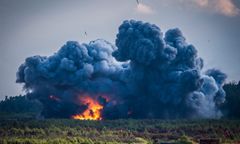 Atak Rosjan na lotnisko pod Połtawą. Są straty