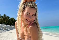 Sandra Kubicka na Malediwach w mikro bikini. Ma się czym chwalić?