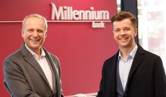 Radosław Kotarski i Piotr Adamczyk zareklamują fuzję eurobanku z Bankiem Millennium