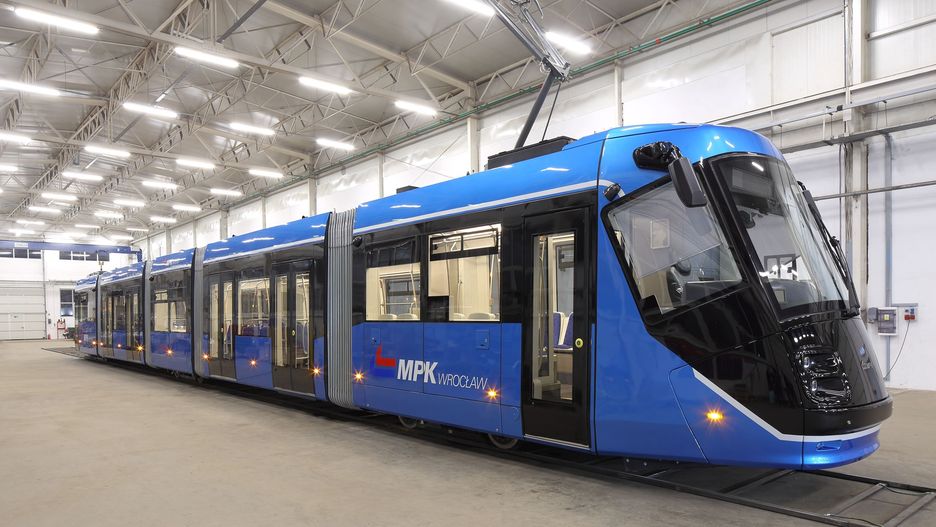 tramwaj skoda 16t MPK Wrocław
