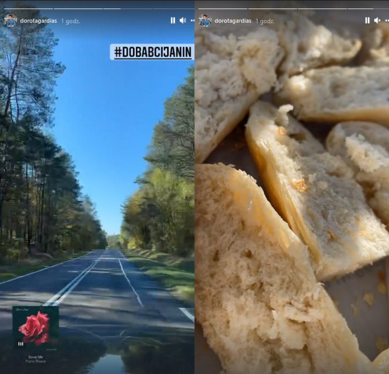 Dorota Gardias pojechała do babci na bułki