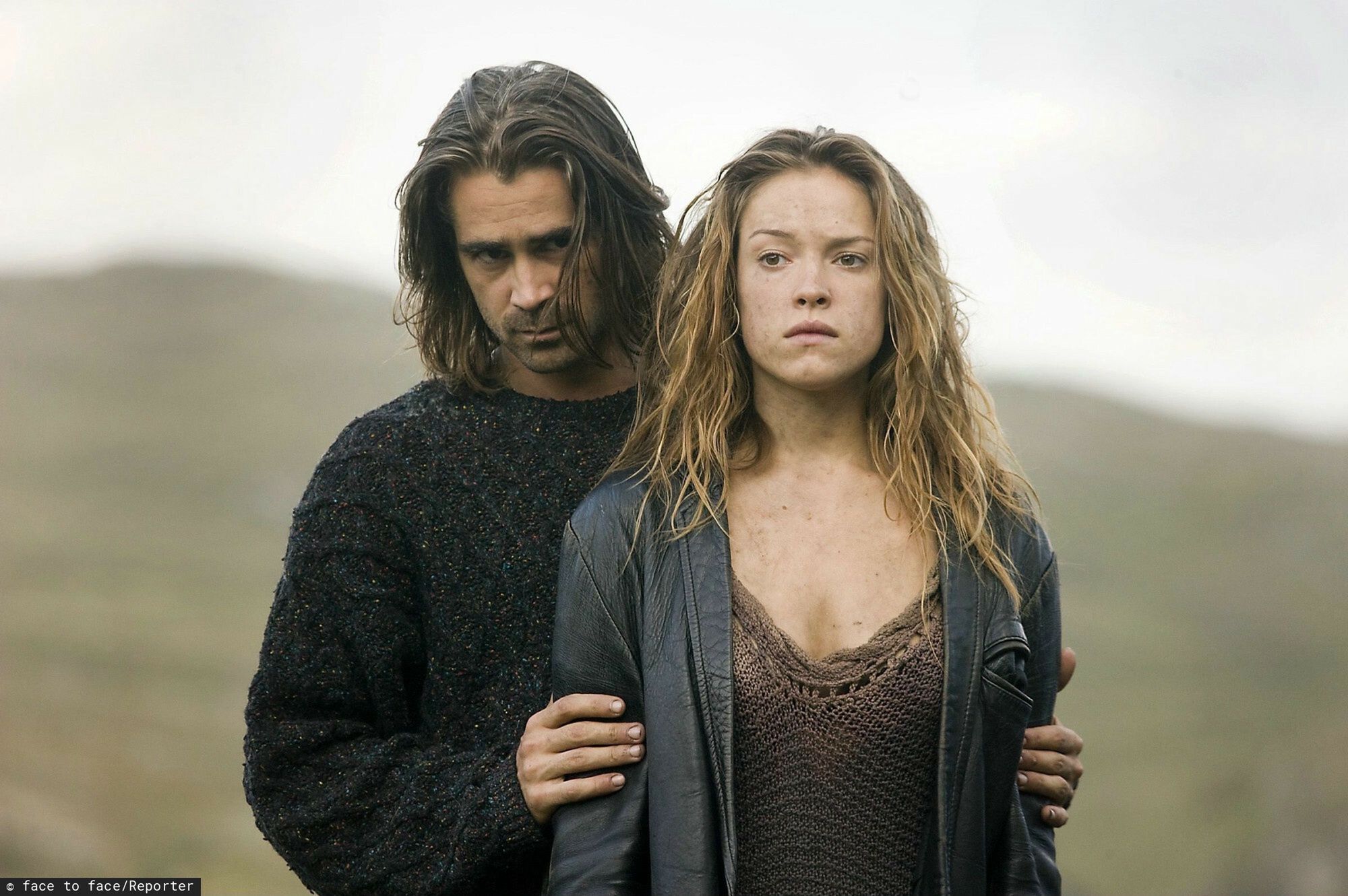 Colin Farrell i Alicja Bachleda-Curuś na planie "Ondine"